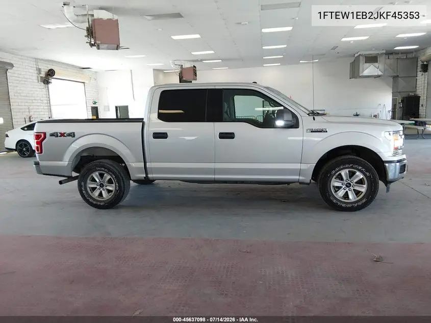 2018 Ford F-150 Xlt VIN: 1FTEW1EB2JKF45353 Lot: 45637098