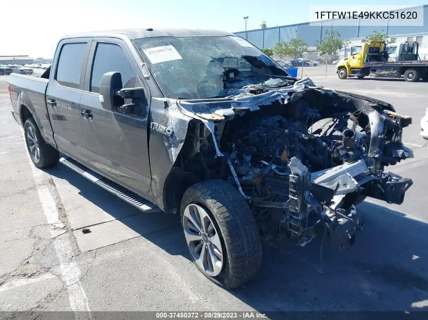 1FTFW1E49KKC51620 2019 Ford F-150 Xl