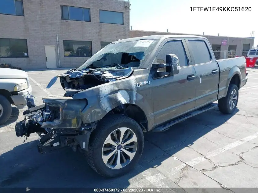 1FTFW1E49KKC51620 2019 Ford F-150 Xl