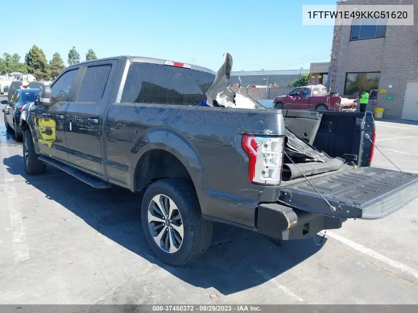 1FTFW1E49KKC51620 2019 Ford F-150 Xl