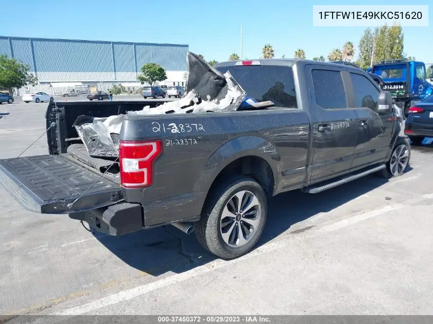 1FTFW1E49KKC51620 2019 Ford F-150 Xl