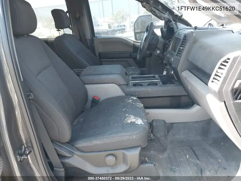 1FTFW1E49KKC51620 2019 Ford F-150 Xl