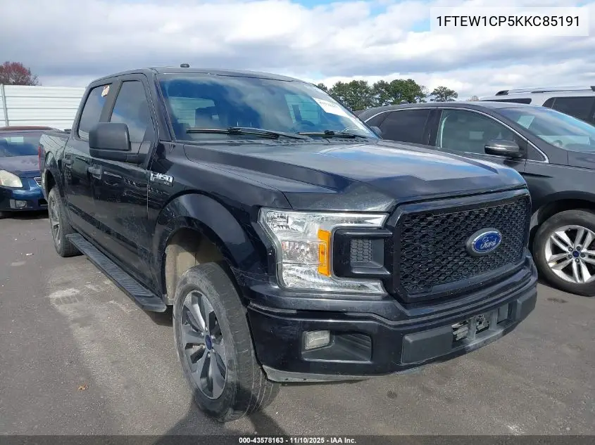 1FTEW1CP5KKC85191 2019 Ford F-150 Xl