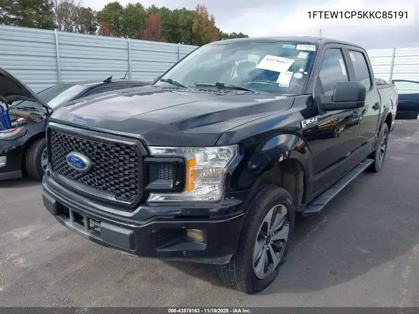 1FTEW1CP5KKC85191 2019 Ford F-150 Xl