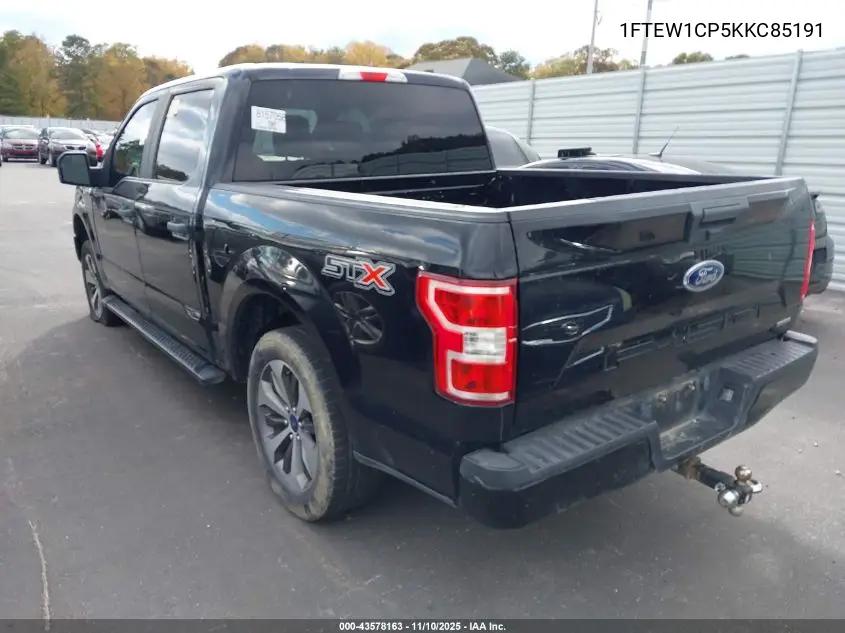1FTEW1CP5KKC85191 2019 Ford F-150 Xl