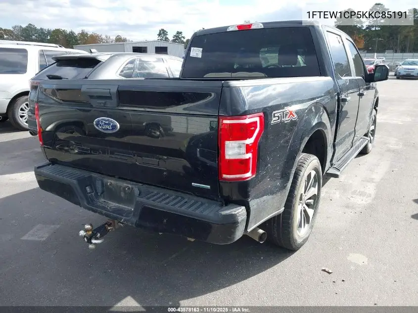 1FTEW1CP5KKC85191 2019 Ford F-150 Xl