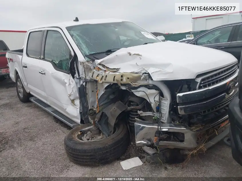 1FTEW1E46KKE85077 2019 Ford F-150 Lariat