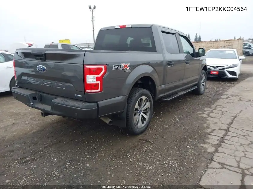 1FTEW1EP2KKC04564 2019 Ford F-150 Xl