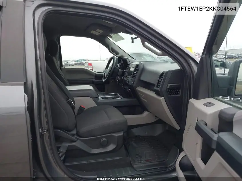 1FTEW1EP2KKC04564 2019 Ford F-150 Xl