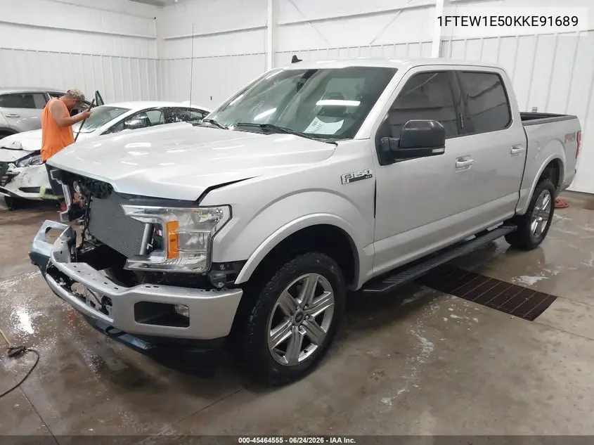 1FTEW1E50KKE91689 2019 Ford F-150 Xlt