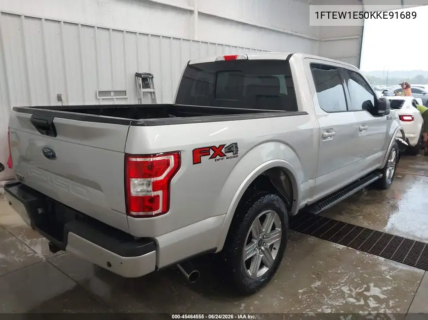1FTEW1E50KKE91689 2019 Ford F-150 Xlt