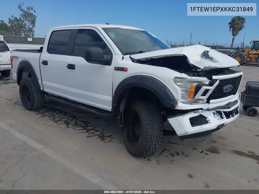1FTEW1EPXKKC31849 2019 Ford F-150 Xl