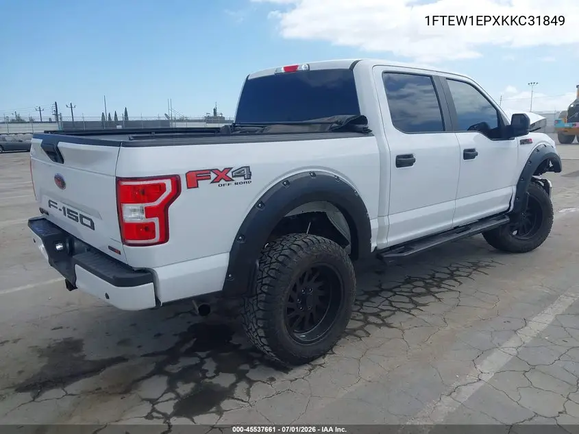 1FTEW1EPXKKC31849 2019 Ford F-150 Xl