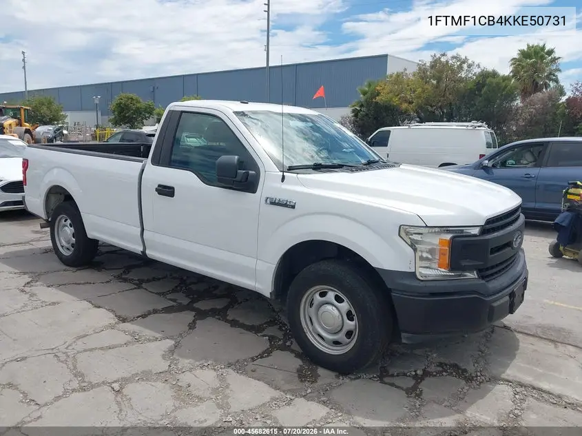 2019 Ford F-150 Xl VIN: 1FTMF1CB4KKE50731 Lot: 45682615