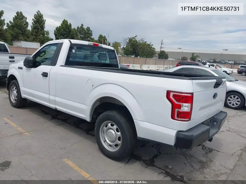 2019 Ford F-150 Xl VIN: 1FTMF1CB4KKE50731 Lot: 45682615