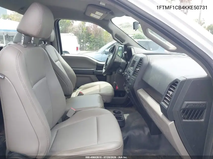 2019 Ford F-150 Xl VIN: 1FTMF1CB4KKE50731 Lot: 45682615