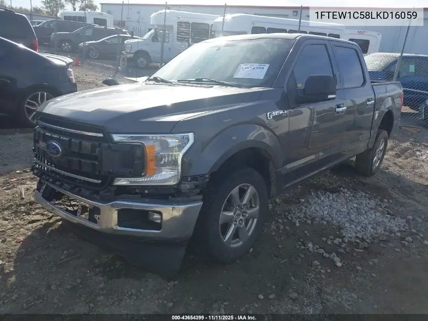 1FTEW1C58LKD16059 2020 Ford F-150 Xlt