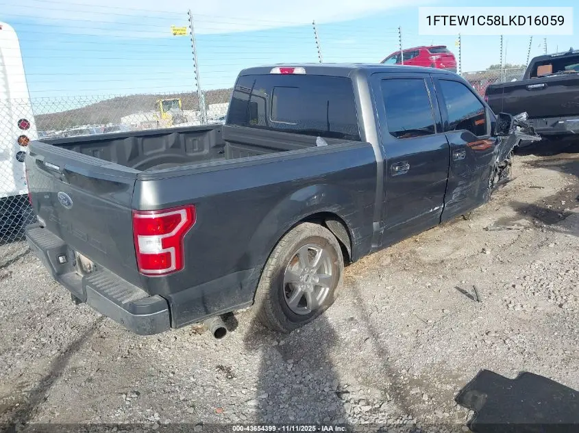 1FTEW1C58LKD16059 2020 Ford F-150 Xlt
