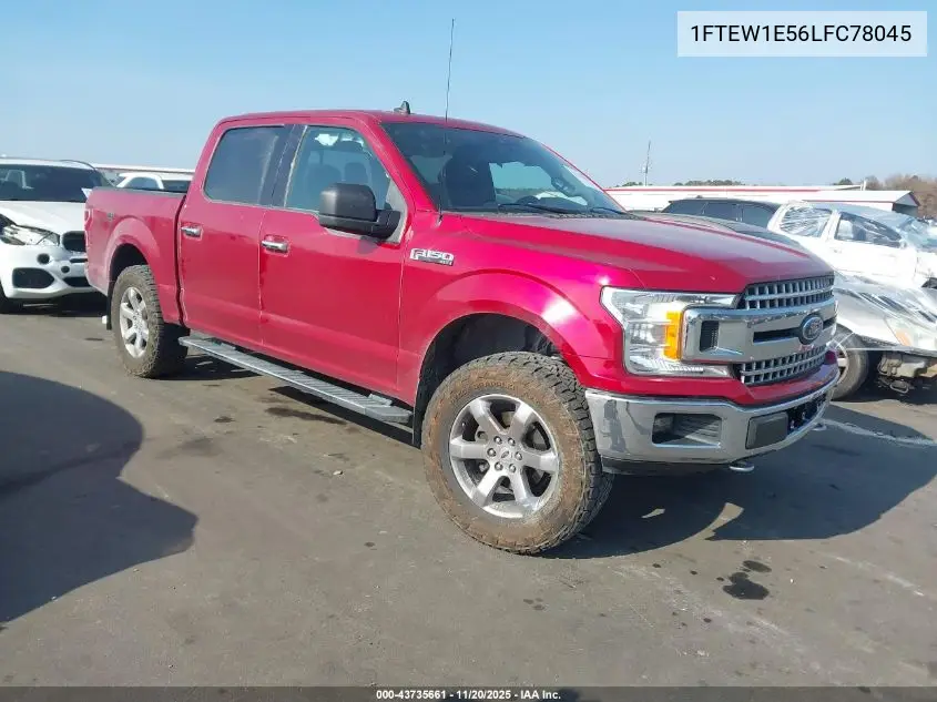 1FTEW1E56LFC78045 2020 Ford F-150 Xlt