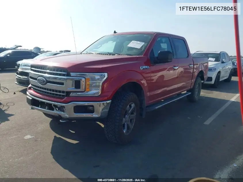 1FTEW1E56LFC78045 2020 Ford F-150 Xlt