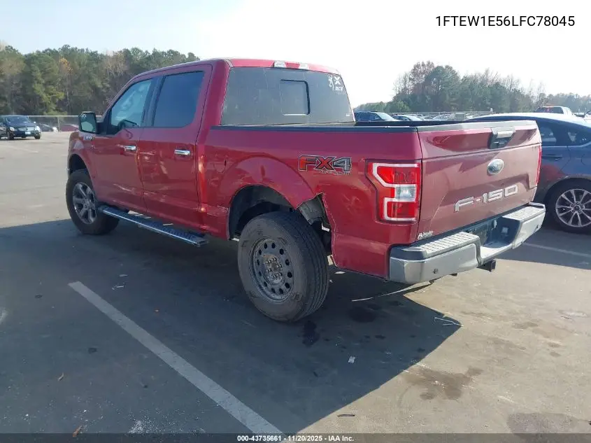 1FTEW1E56LFC78045 2020 Ford F-150 Xlt