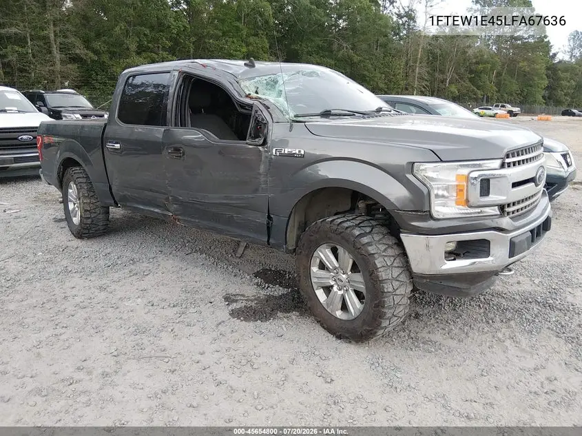 2020 Ford F-150 Xlt VIN: 1FTEW1E45LFA67636 Lot: 45654800