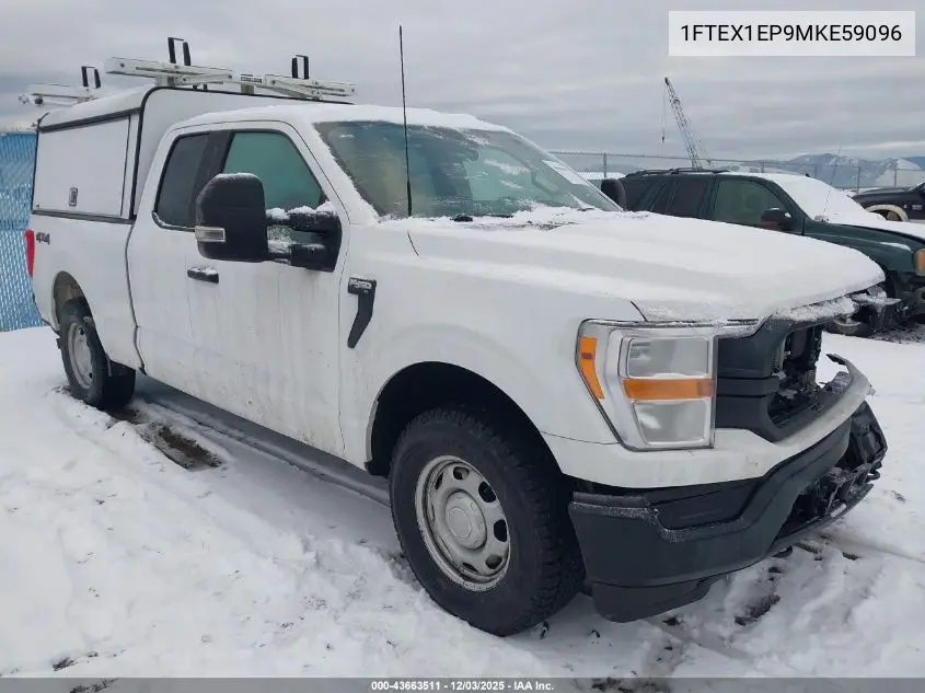 1FTEX1EP9MKE59096 2021 Ford F-150 Xl