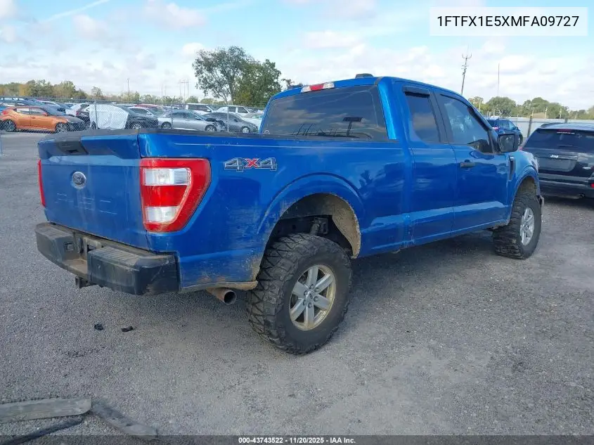 1FTFX1E5XMFA09727 2021 Ford F-150 Xl