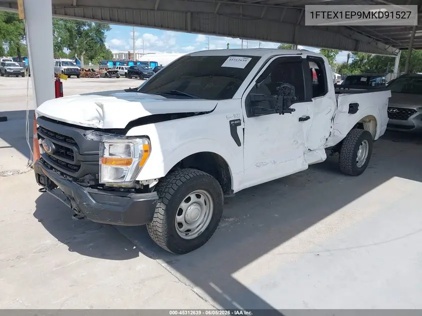 1FTEX1EP9MKD91527 2021 Ford F-150 Xl