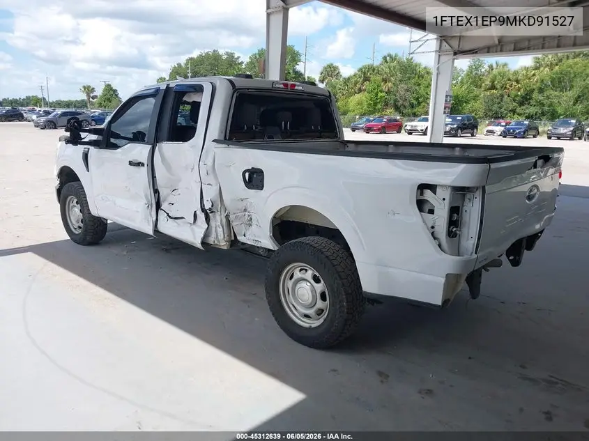1FTEX1EP9MKD91527 2021 Ford F-150 Xl