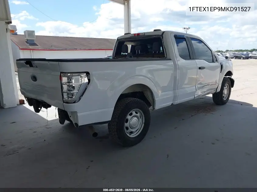1FTEX1EP9MKD91527 2021 Ford F-150 Xl