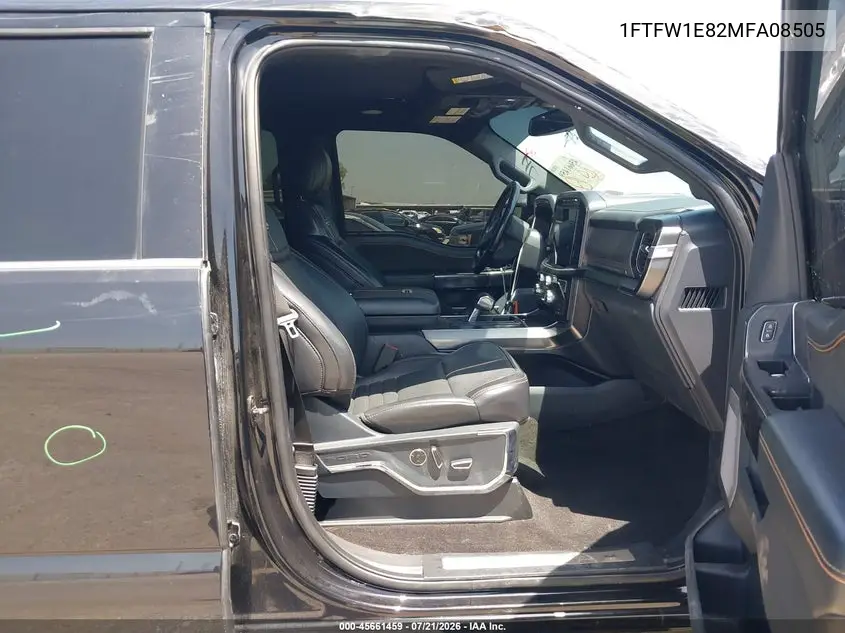 2021 Ford F-150 Platinum VIN: 1FTFW1E82MFA08505 Lot: 45661459