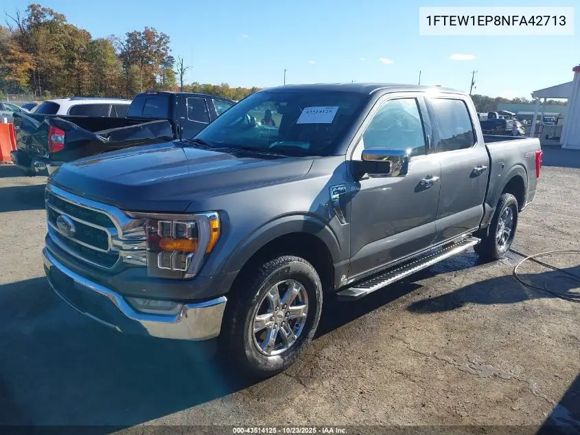 1FTEW1EP8NFA42713 2022 Ford F-150 Xlt