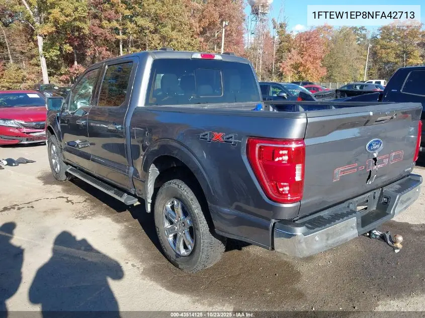 1FTEW1EP8NFA42713 2022 Ford F-150 Xlt