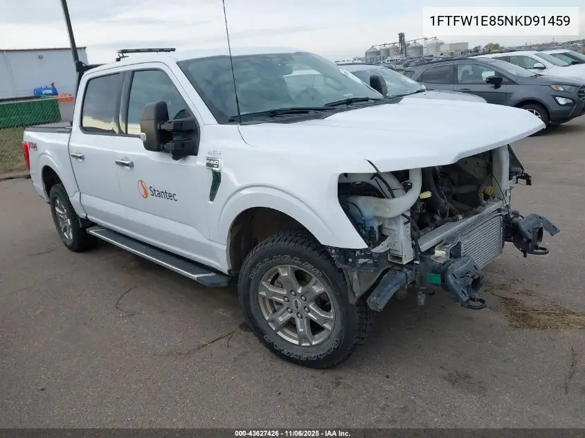 1FTFW1E85NKD91459 2022 Ford F-150 Xlt