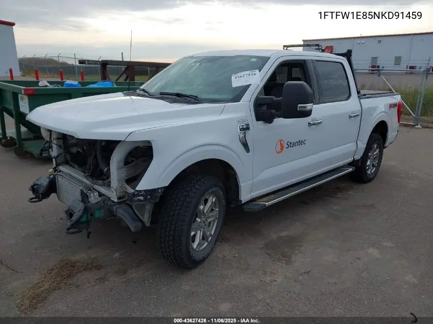 1FTFW1E85NKD91459 2022 Ford F-150 Xlt