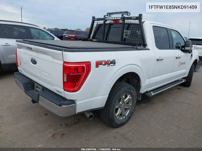 1FTFW1E85NKD91459 2022 Ford F-150 Xlt