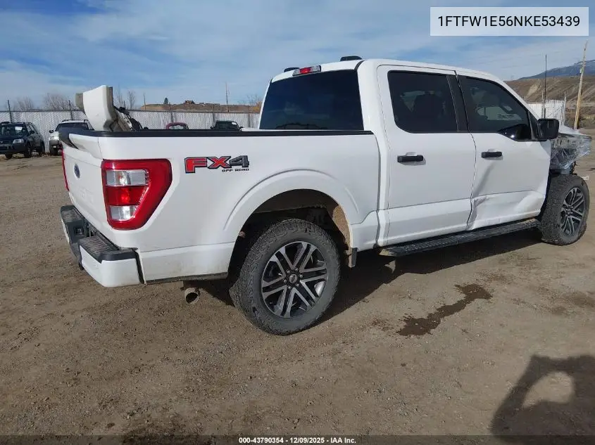 1FTFW1E56NKE53439 2022 Ford F-150 Xl