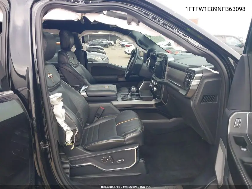 1FTFW1E89NFB63098 2022 Ford F-150 Platinum