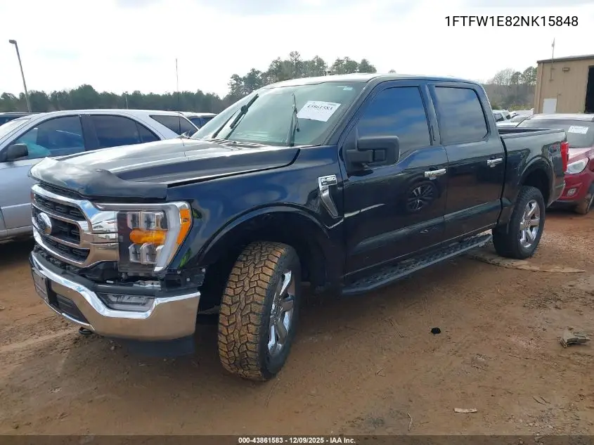 1FTFW1E82NKF15848 2022 Ford F-150 Xlt