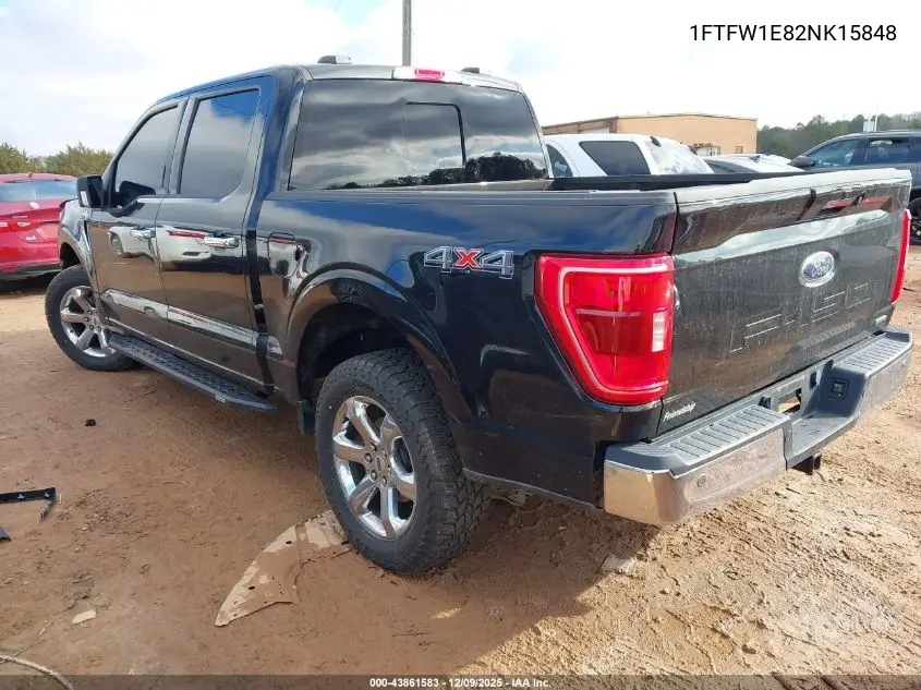 1FTFW1E82NKF15848 2022 Ford F-150 Xlt