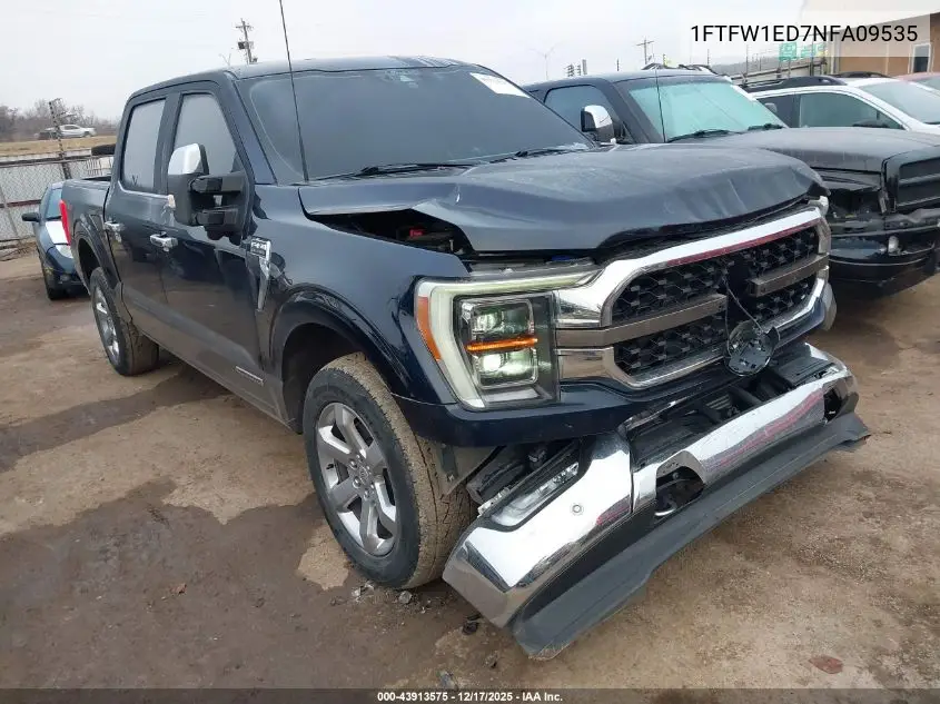 1FTFW1ED7NFA09535 2022 Ford F150 Supercrew