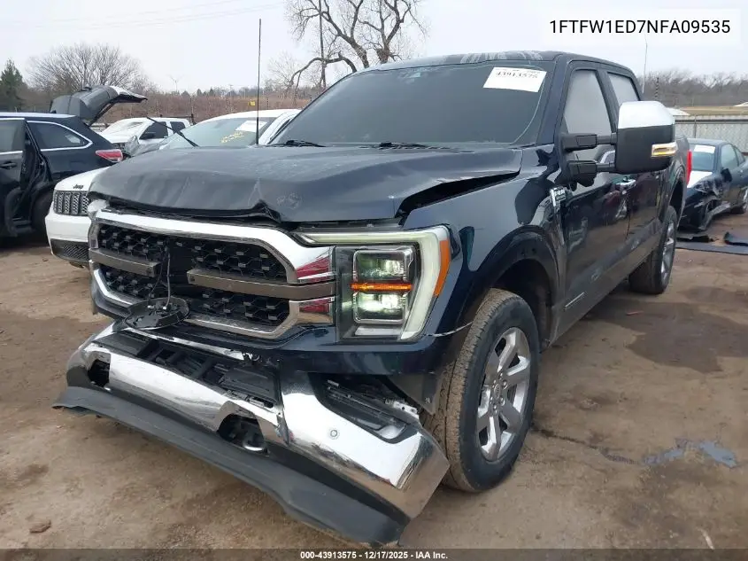 1FTFW1ED7NFA09535 2022 Ford F150 Supercrew