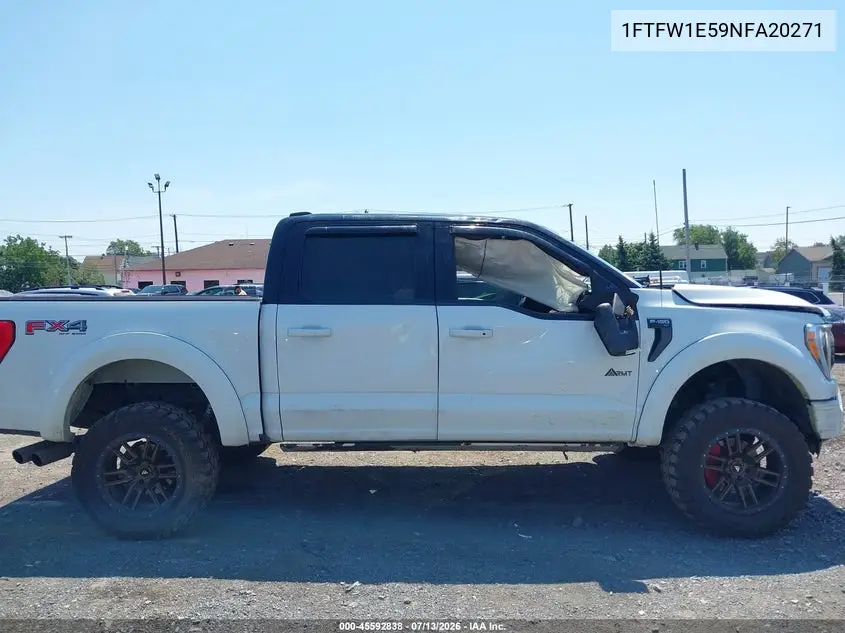 2022 Ford F-150 Xlt VIN: 1FTFW1E59NFA20271 Lot: 45592838