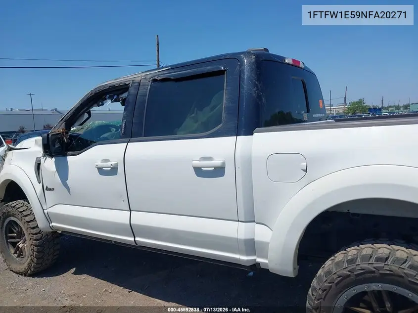 2022 Ford F-150 Xlt VIN: 1FTFW1E59NFA20271 Lot: 45592838