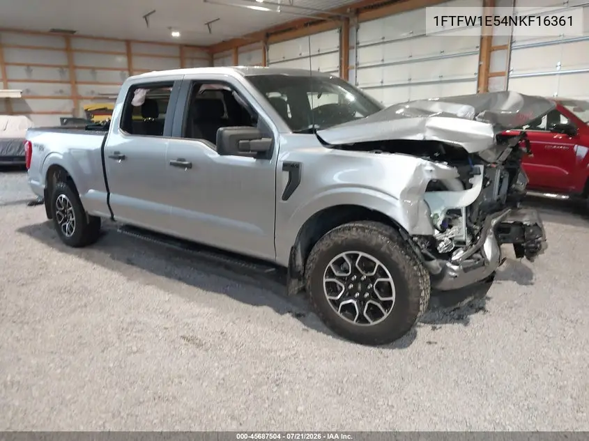 2022 Ford F-150 Xl VIN: 1FTFW1E54NKF16361 Lot: 45687504
