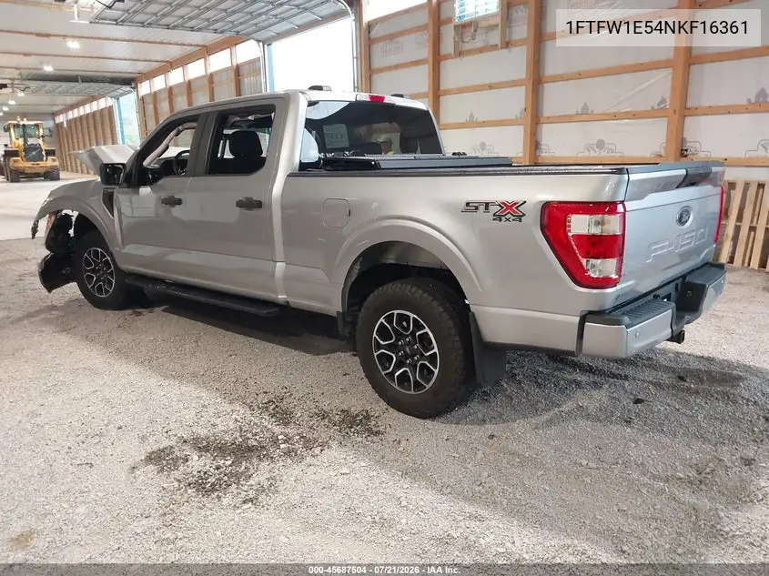 2022 Ford F-150 Xl VIN: 1FTFW1E54NKF16361 Lot: 45687504
