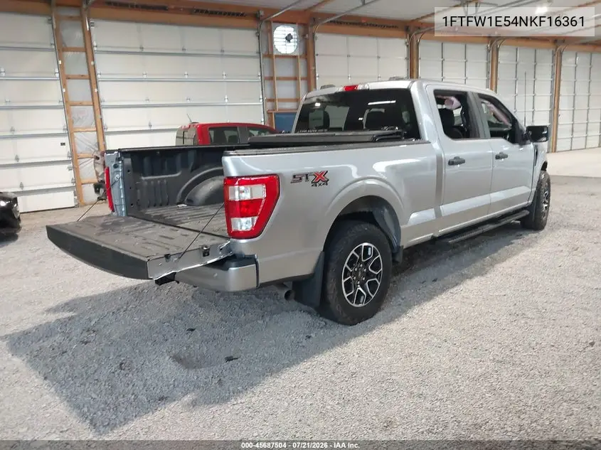 2022 Ford F-150 Xl VIN: 1FTFW1E54NKF16361 Lot: 45687504