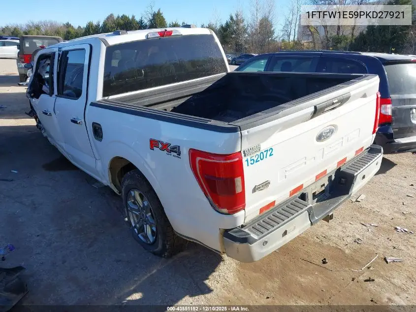 1FTFW1E59PKD27921 2023 Ford F-150 Xlt