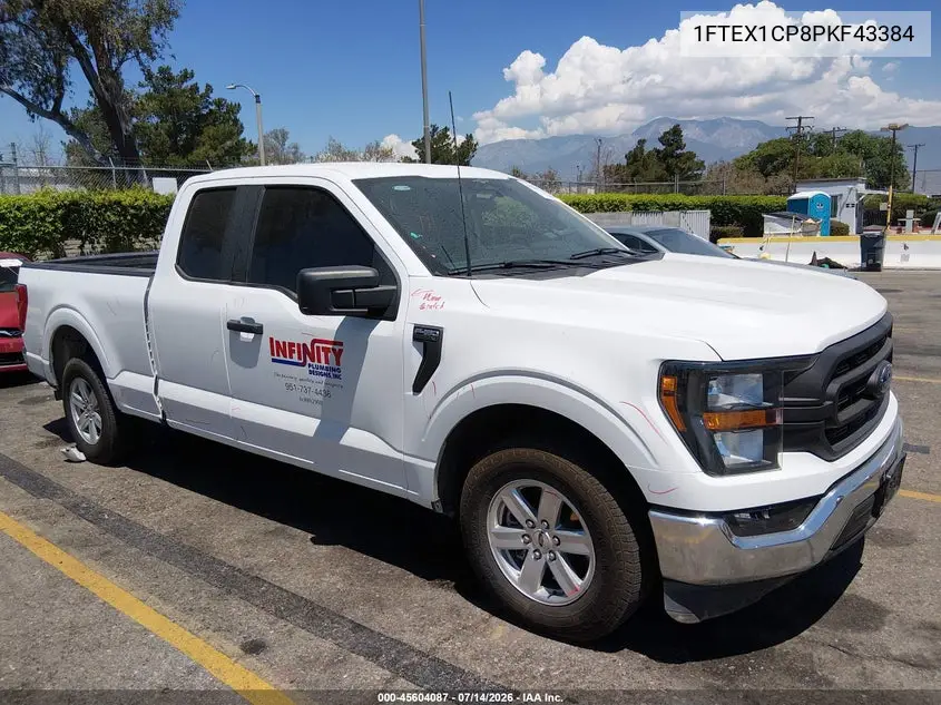 2023 Ford F-150 Xl/Xlt VIN: 1FTEX1CP8PKF43384 Lot: 45604087